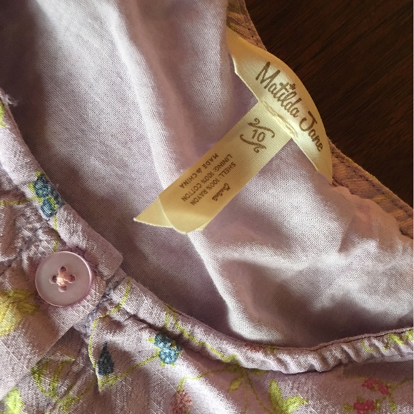 Matilda Jane girls lilac dress size 10 - Picture 2 of 5